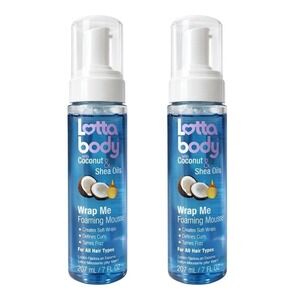 Lotta Body - Wrap Me Foaming Mousse (7 oz) - Pack of 2 Hair Styling